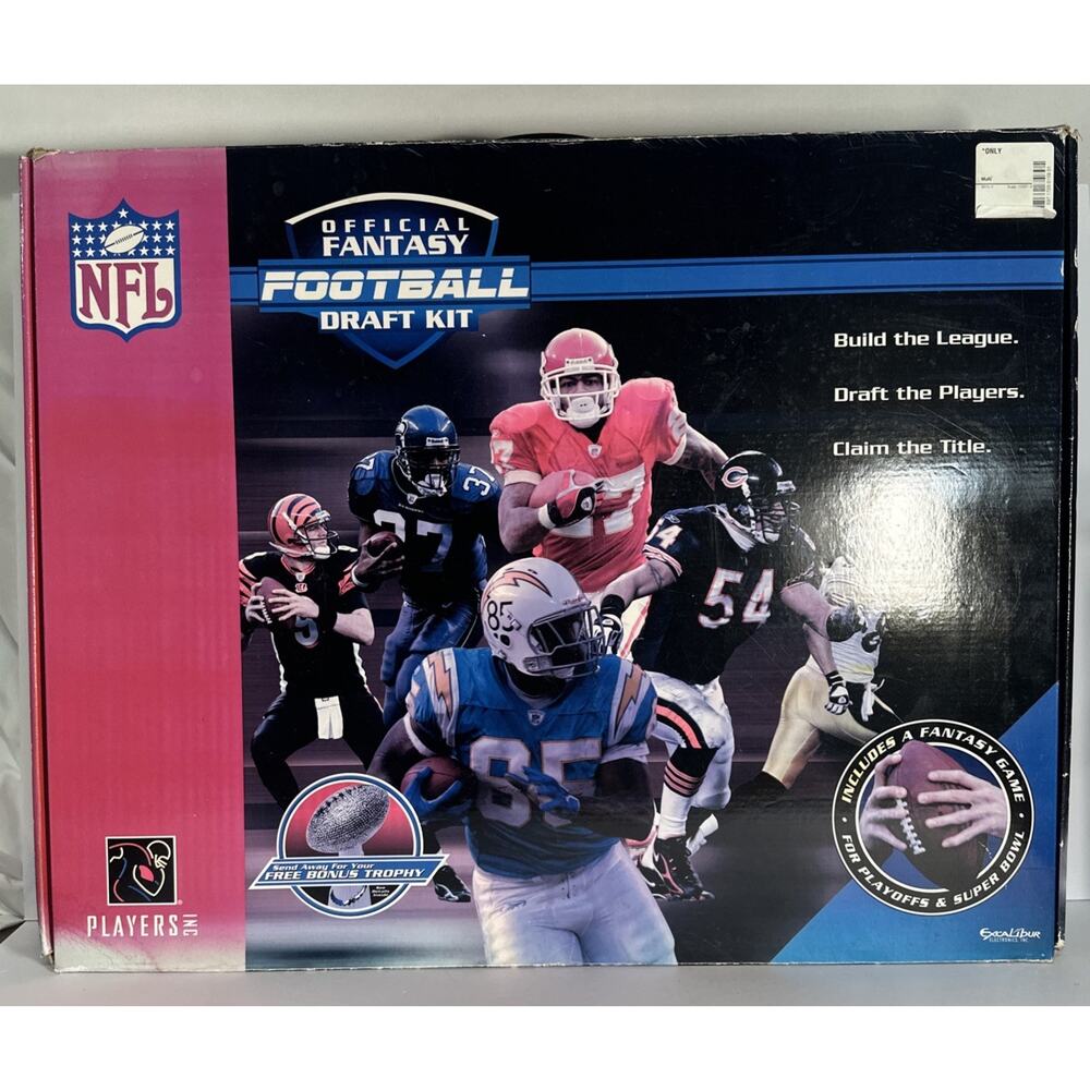 Vintage NFL Official Fantasy Football Draft Kit New Open Box